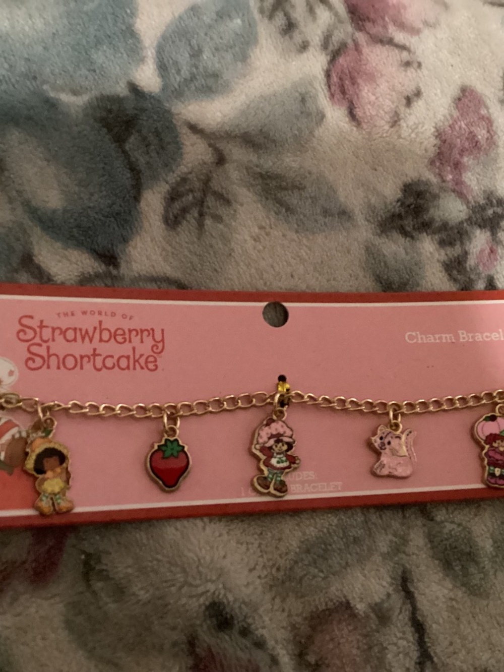 New Strawberry Shortcake Charm Bracelet